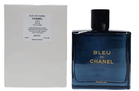 bleu de chanel tester bottle.